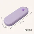 Estuche de papelería morado con tema de pulpo gran capacidad mide 22,5x9x3cm tamaño - 22.5x9x3cm / Púrpura