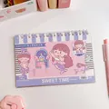 Cute cartoon mermaid themed sticker book with pastel colors for children's journaling deco - Secret Realm Romance (T-085)