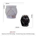 Mysterious eye in hands silicone mold for DIY dark gothic aromatherapy candle - Guardian Heart (JZB-0157) / JZB-0157