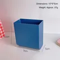 Wandmontierter blauer Organizer für Schreibwaren und Handy-Ladespeicherung im Büro - Blau