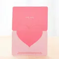 Biglietto di auguri creativo rosa a forma di cuore con citazione romantica per San Valentino - Rosa