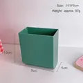 Wandmontierte grüne Kunststoff-Aufbewahrungsbox für Stifte und Handy, 10x9x5 cm - Grün