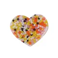 Heart-shaped skin picking fidget toy with colorful beads for sensory stress relief. - Heart Shape Bead Picking Toy (JY-06A) / Pink