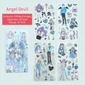 Japanse stijl anime stickervellen met engelen en demonen voor DIY journaling en decoratie - Engel En Demon (d-44)