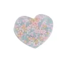 Heart shaped skin picking fidget toy filled with colorful sensory beads for stress relief - Heart Shape Bead Picking Toy (JY-06F) / Blue/Pink Mix