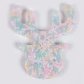 Reindeer shaped silicone skin picking fidget toy filled with colorful sensory beads - Reindeer Style (JY-35F)