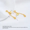 24K vergoldete Kupfer-Yuan-Bao- und Münzanhänger mit Verlängerungsketten für DIY-Schmuck - Ingot Münze Endkette (L256-6) / 1 Stück