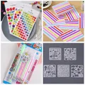 Kit de caja de explosión DIY con pegatinas, esquineras, rotuladores y plantillas. - Auxiliary Tool Kit