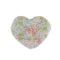 Heart-shaped skin picking fidget toy with colorful beads for sensory stress relief - Heart Shape Bead Picking Toy (JY-06I) / Green Blue White Mix