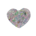 Heart-shaped silicone skin picking fidget toy filled with colorful sensory beads for relief - Heart Shape Bead Picking Toy (JY-06H) / Multicolor