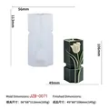 Geometric tulip relief silicone mold for DIY scented candles and decorative crafts - Geometric Tulip Style A (JZB-0071)
