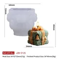 Silikonform für Weihnachtskerze in Glocken-Geschenkbox-Form für DIY JZB-0125 - Geschenkboxform (JZB-0125)