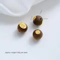 Exquise 24K vergulde agarhoutkraal voor DIY sieraden maken, grootte van 10,5 mm - Yu Jian Er Dubbelzijdig Agarhout (A123-3) / 1 Stuk