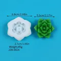 Moule en silicone pour succulentes DIY pour bougies avec diamètre de 6,8 cm et poids - Style Plante Succulente (JZB-0026)