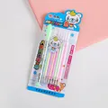 Juego de 8 repuestos de bolígrafos de gel con purpurina de colores en blíster azul - 8-Color Watercolor Pens / Heart Box Accessories