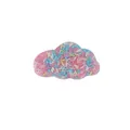 Cloud-shaped skin picking fidget toy for sensory relief with colorful bead filling inside - Cloud Shape Bead Picking Toy (JY-08D) / Macaron Multicolor Beads