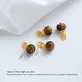 Handgemaakte 24K vergulde adelaarshout kralen bedeltjes voor DIY sieraden accessoires - Kleine Agarhout Hanger (A123-5) / 1 Stuk