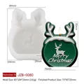 Moule en silicone renne professionnel pour bougies de Noël et décors DIY faits main - Relief de Renne des Neiges(JZB-0080)