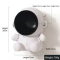Astronaut wall storage rack with specific dimensions: 25x23x12cm, weight 700g - White