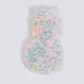 Snowman-shaped skin picking fidget toy with pastel beads for sensory stress relief. - Macaron Color Snowman Style (JY-36F)