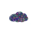 Cloud-shaped silicone skin picking fidget toy filled with colorful beads for sensory relief - Cloud Shape Sensory Fidget Toy (JY-08E) / Multicolor Round and Tubular Beads