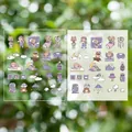 Cute sleeping theme cartoon stickers for journaling and scrapbooking diy, variant 06 - Say Goodnight (d-44)