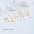 14K gold plated triangular spacer beads for DIY jewelry making, 4mm size. - 14K Small Gold (Z576-5) / 50 Pieces/Pack (4mm) / Gold