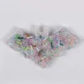 Bat shaped skin picking fidget toy with colorful beads embedded in clear silicone base - Bat Style (JY-16H)