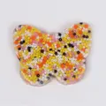 Butterfly-shaped skin picking fidget toy with colorful beads in translucent silicone - Butterfly Style (JY-17A)