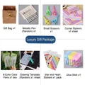 Completo paquete de regalo de papelería de lujo para la decoración creativa de álbumes DIY - Paquete de Regalo de Lujo DIY Hecho a Mano