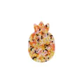 Pineapple shaped skin picking fidget toy with colorful beads in silicone - Pineapple Shape (JY-01A) / Colorful