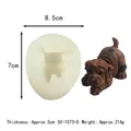 Moule en silicone pour la fabrication de mousse de chocolat et bougies en chien - Bouledogue (50-1073-D)