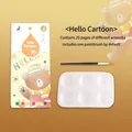Portable DIY children's watercolor painting book kit including 20 pages and brush - Cartoon Bear / 20 Pages (With Brush & Palette)