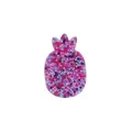 Sensory pineapple-shaped skin picking fidget toy with colorful beads in silicone base - Pineapple Shape (JY-01C) / Purple Mix