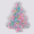 Christmas tree shaped silicone skin picking fidget toy with assorted colorful beads inside - Christmas Tree Style (JY-38D)