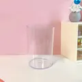 Durchsichtiger zylindrischer Acryl-Stifthalter und Schreibtisch-Organizer für Studenten - Zylindrischer Transparenter Stil