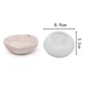 Product details showing dimensions and weight of irregular bowl silicone mold, 8.9x3.2cm - Irregular Mini Bowl Mold (J250833) / 1 Piece