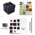 Kit de caja de regalo sorpresa DIY con pegatinas y accesorios de Navidad - Juego de Caja de Explosión Temática de Navidad / 12*12*12cm
