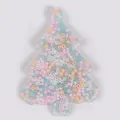 Christmas tree shaped silicone skin picking fidget toy filled with colorful beads variant - Christmas Tree Style (JY-38F)