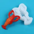 Realistic lobster shaped silicone mold for creative DIY cake decoration and food styling. - Lobster Shape / White
