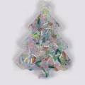 Christmas tree skin picking fidget toy with colorful beads in semi-transparent silicone - Christmas Tree Style (JY-38H)