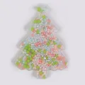 Christmas tree shaped skin picking fidget toy with colorful beads for stress relief - Christmas Tree Style (JY-38I)