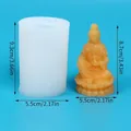 Detailed dimensions of Guanyin Buddha silicone mold for DIY candles and gypsum - 50-3655-D (Guan Yin)