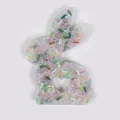 Rabbit-shaped skin picking fidget toy with colorful beads and heart cutout detail - Various Color Bead Filling (JY-14H)