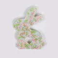 Easter rabbit skin picking fidget toy filled with colorful beads sensory relief - Pink Green Blue White Bead Filling (JY-14I)