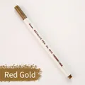 Bronze gold metallic marker pen for DIY photo albums, scrapbooking and card making - Rose Gold Red