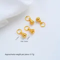 24K επιχρυσωμένα μενταγιόν κολοκύθας για DIY κοσμήματα, μέγεθος 11,7x4,0 mm - Μενταγιόν Κούφια Νεροκολοκύθα (G989-20) / 11.7x4.0x0.4mm