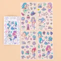 Adorable cartoon mermaid sticker set for children's DIY journal scrapbooking decoration - The Little Mermaid