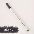 Premium black metallic pen for DIY photo albums and artistic graffiti coloring - Black