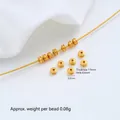 Μικρές επιχρυσωμένες χάντρες 24 καρατίων για αξεσουάρ κοσμημάτων DIY - Χάντρα με Διπλό Σπείρωμα (Z580-18) / 1 Τεμάχιο / Χρυσό